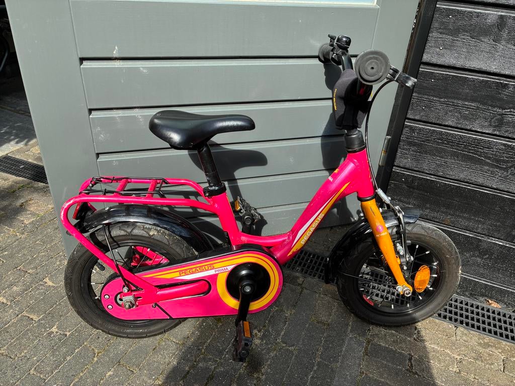 Pegasus Prima kinderfiets 12 inch, Ophalen, Gebruikt, Minder dan 16 inch, Zijwieltjes