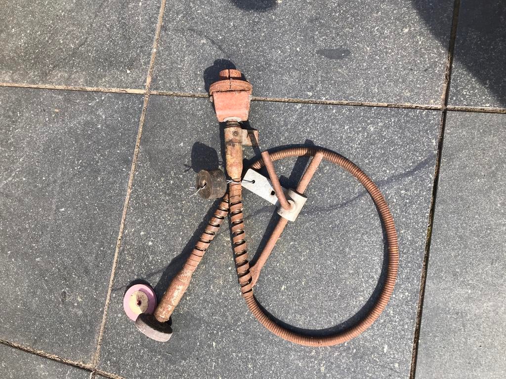 Maaibalk slijpers, Ophalen