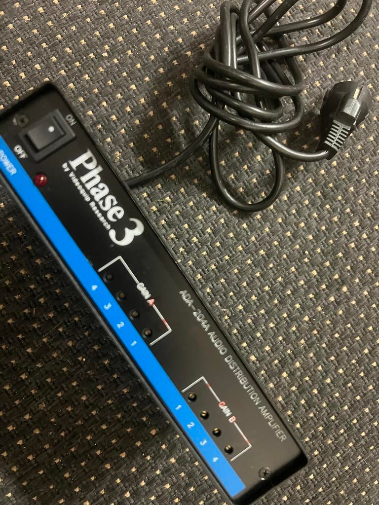 Audiodistributie Videoquip en RDL, Audio, Tv en Foto, Converters, Gebruikt, Ophalen of Verzenden