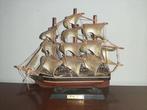 Gedetailleerd model zeilschip Cutty Sark op voet, Ophalen of Verzenden, Gebruikt, Groter dan 1:32, Overige merken