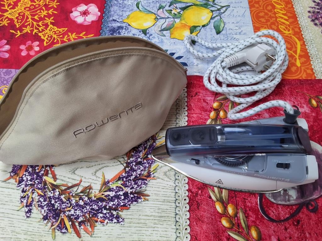 Reisstrijkijzer Rowenta, Ophalen