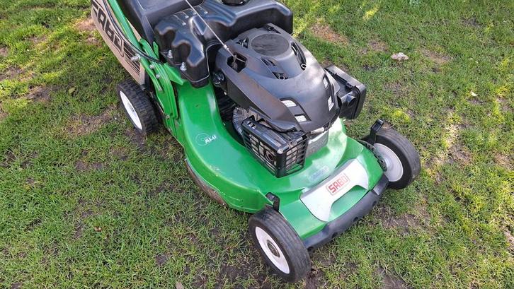 Sabo 54 pro k vario B Plus benzine grasmaaier., Tuin en Terras, Grasmaaiers, Gebruikt, Benzine-grasmaaier, 50 cm of meer, Cirkelmaaier