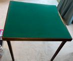 Houten kaarttafel bridgetafel tafel bridge hout 67hx78bld, Ophalen, Gebruikt, 50 tot 100 cm, Rond