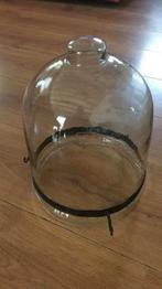 Glazen hanglamp., Huis en Inrichting, Lampen | Hanglampen, Ophalen, Gebruikt, Glas