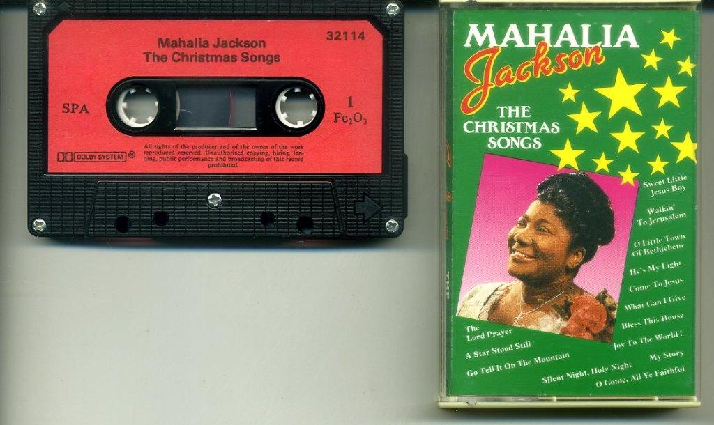 Mahalia Jackson ‎The Christmas Songs 15 nrs cassette 1990 ZG, Cd's en Dvd's, Cassettebandjes, Overige genres, 1 bandje, Ophalen of Verzenden