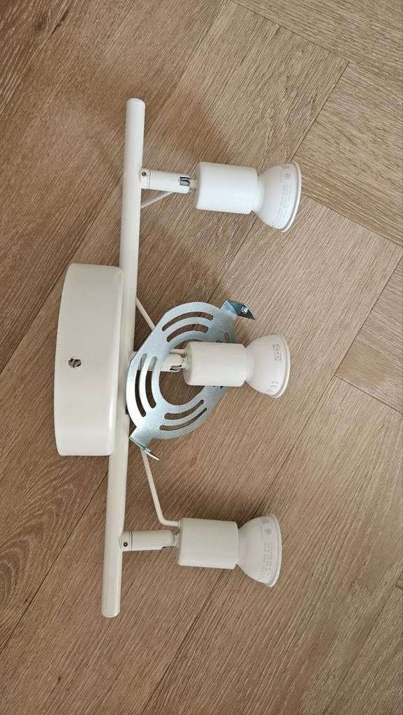 IKEA TROSS Plafondspot met 3 spots, wit, Ophalen