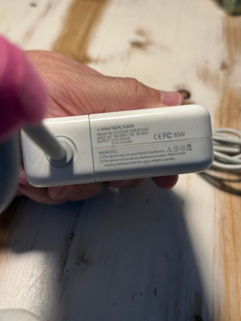 Trendcom Apple oplader 85W MagSafe 1, Computers en Software, Ophalen of Verzenden, Gebruikt