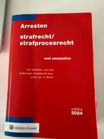 Arresten strafrecht/strafprocesrecht editie 2024, Ophalen of Verzenden, Gamma, Gelezen, WO