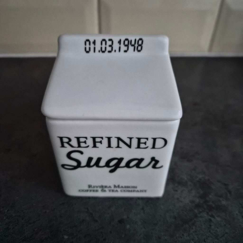 Riviera Maison Suikerpot, Huis en Inrichting, Keuken | Servies, Overige typen, Nieuw, Ophalen of Verzenden, Glas