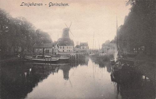 JL132 Gorinchem Linijehaven Molen ca 1920, Verzamelen, Ansichtkaarten | Nederland, Ongelopen, Zuid-Holland, Voor 1920, Verzenden
