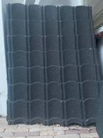 Dakplaten 21x1m2 en dakplaten nokvorst 8 st, Doe-het-zelf en Verbouw, Dakpannen en Dakbedekking, Zwart, Zo goed als nieuw, 15 m² of meer