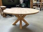 Massief Eiken tafel rond | ø 40 / 220 cm | 40 mm dik | tafel, Nieuw, Rond, Eikenhout, Eiken
