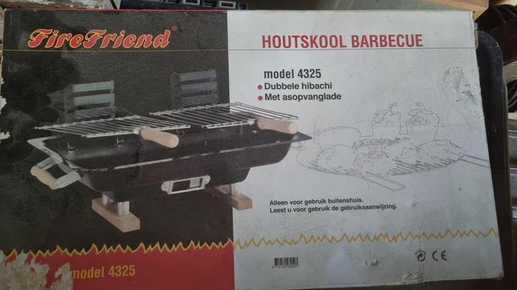FireFriend Houtskool Barbecue Tafelmodel 4325, Tuin en Terras, Houtskoolbarbecues, Nieuw, Ophalen