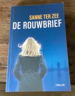 Sanne Ter Zee - De Rouwbrief, Boeken, Ophalen of Verzenden, Zo goed als nieuw, Nederland, Sanne Ter Zee