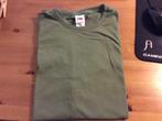Fruit of the Loom T-shirt. maat XL olijfgroen. Nieuw, Ophalen of Verzenden, Fruit of the loom, Groen, Maat 56/58 (XL)