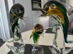 Glazen Dolfijnen, Antiek en Kunst, Antiek | Glas en Kristal, Ophalen of Verzenden
