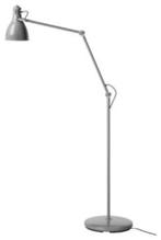 IKEA ARÖD - Floor/reading lamp, grey, Huis en Inrichting, Lampen | Tafellampen, Modern, Metaal, Zo goed als nieuw, Ophalen