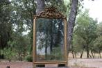 Brocante - Kapitale antieke spiegel, Louis Philippe - Barok!, Antiek en Kunst, Ophalen, Rechthoekig, 50 tot 100 cm
