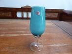 Vintage opaline vaasje in blauw, Italy, Ophalen of Verzenden
