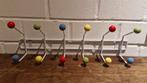 Vrolijke kapstok met kleurrijke bollen, Huis en Inrichting, Woonaccessoires | Kapstokken, Ophalen, Metaal, Wandkapstok, Minder dan 100 cm