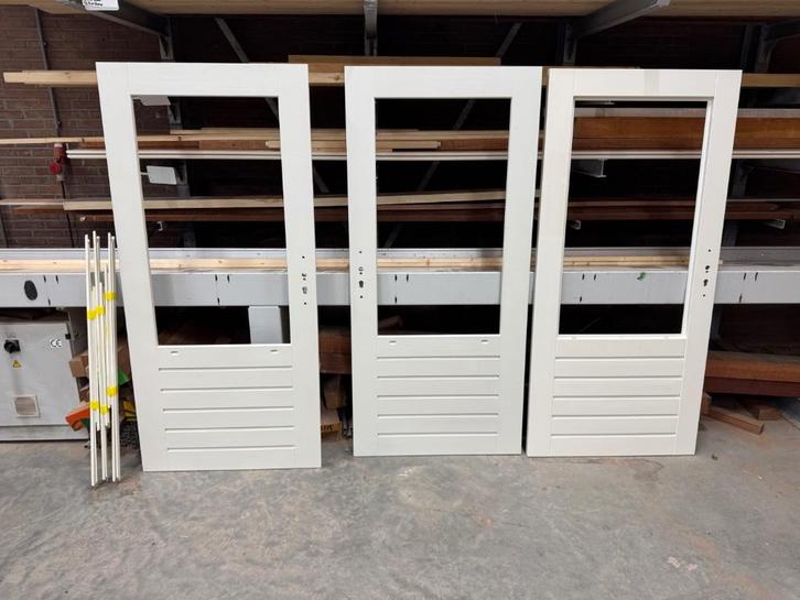 Stapeldorpel deur 40mm, Doe-het-zelf en Verbouw, Deuren en Horren, Nieuw, Buitendeur, 200 tot 215 cm, 80 tot 100 cm, Hout, Ophalen