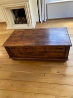 Antieke Houten Dekenkist, Huis en Inrichting, Ophalen, Gebruikt, 100 tot 150 cm, 50 tot 75 cm