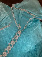 Blauw/roze jelaba, Kleding | Dames, Overige typen, Blauw, Maat 46/48 (XL) of groter, Ophalen of Verzenden