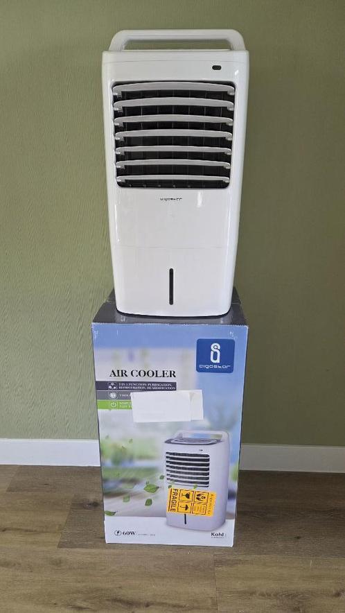162025: Aigostar Kohl Luchtkoeler 3in1 in het wit , Witgoed en Apparatuur, Airco's, Zo goed als nieuw, Tafel- of Grondventilator