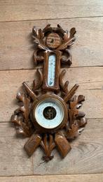 Barometer zwarte woud hout gesneden, Verzenden