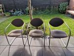 Vepa Stoelen - Set van 3, Huis en Inrichting, Stoelen, Drie, Metaal, Ophalen of Verzenden, Zo goed als nieuw