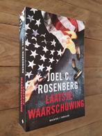 Laatste waarschuwing - Joel C. Rosenberg (christelijke thril, Ophalen of Verzenden, Zo goed als nieuw, Nederland