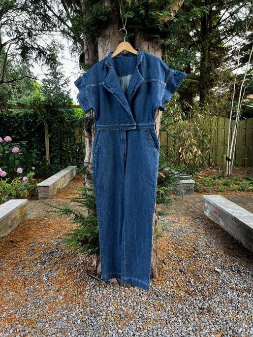 JEANS jumpsuit ACTUALEE mt 36 - TIEN concepts op Instagram, Kleding | Dames, Jumpsuits, Gedragen, Maat 36 (S), Blauw, Ophalen of Verzenden
