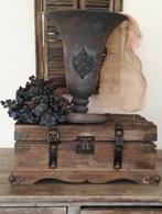 Prachtige stoere vaas (handmade), Huis en Inrichting, Woonaccessoires | Vazen, Overige kleuren, Nieuw, Ophalen of Verzenden, Glas