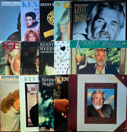 KENNY ROGERS: 15 LP'S. Love Or Something Like It, We've Got., Cd's en Dvd's, Vinyl | Country en Western, Gebruikt, 12 inch, Ophalen of Verzenden