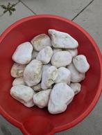 Gratis Witte Stenen/Kiezels, Tuin en Terras, Ophalen, Overige materialen, Gebruikt, Wit