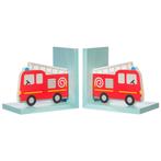 Boekensteunset Kinderkamer Brandweer Auto Rood Sass Belle, Kinderen en Baby's, Kinderkamer | Inrichting en Decoratie, Ophalen of Verzenden