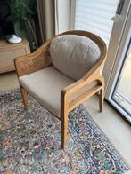 Rotan/webbing Fauteuil, Huis en Inrichting, Fauteuils, Ophalen, Zo goed als nieuw, Riet of Rotan