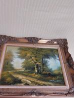 Schilderij op linnen, gesigneerd., Antiek en Kunst, Kunst | Schilderijen | Klassiek, Ophalen