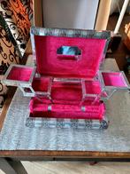 Vintage Juwelen Opbergboek, Gebruikt, Overige kleuren, Ophalen of Verzenden, Met spiegeltje(s)