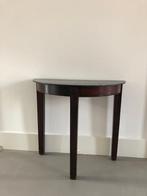 Antieke side table driepoot tafeltje hout bijzettafel, Minder dan 55 cm, Gebruikt, Landelijk, Overige vormen
