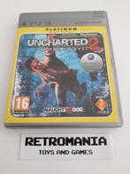 ps3 playstation 3 game - uncharted 2 among thieves platinum, Spelcomputers en Games, Games | Sony PlayStation 3, Verzenden