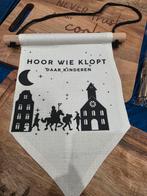 Sinterklaas Banner - Hoor wie klopt daar, Ophalen of Verzenden