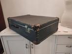 K430 VINTAGE jaren 50/60 grijze koffer van geperst karton, 60 tot 70 cm, Overige materialen, Gebruikt, 45 tot 55 cm