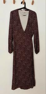 Overslag Jurk (bruin) - merk Zusss - mt XL, Kleding | Dames, Bruin, Maat 42/44 (L), Ophalen of Verzenden, Zo goed als nieuw