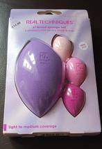 Real Techniques xl mood sponge set  4 make up sponsjes nw, Overige kleuren, Gehele gezicht, Nieuw, Ophalen of Verzenden