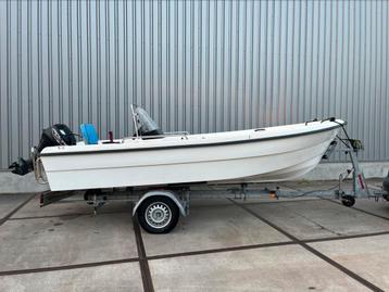 Ornvik 490 RLX Consoleboot Visboot 15PK Mercury Trailer  beschikbaar voor biedingen