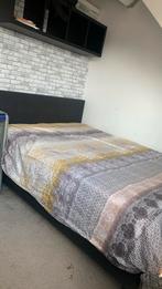 Boxspring, Ophalen, Gebruikt, Tweepersoons, Grijs