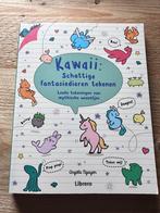 Kawaii tekenboek zgan fantasie dieren, Ophalen of Verzenden, Zo goed als nieuw