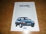 brochure Ford Escort Bravo  1987, Boeken, Ophalen of Verzenden, Nieuw, Overige merken