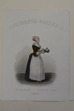 J.E. LIONTARD CHOCLATE GIRL CHOCOLADE MEISJE GRAVURE GM4, Antiek en Kunst, Kunst | Etsen en Gravures, Verzenden